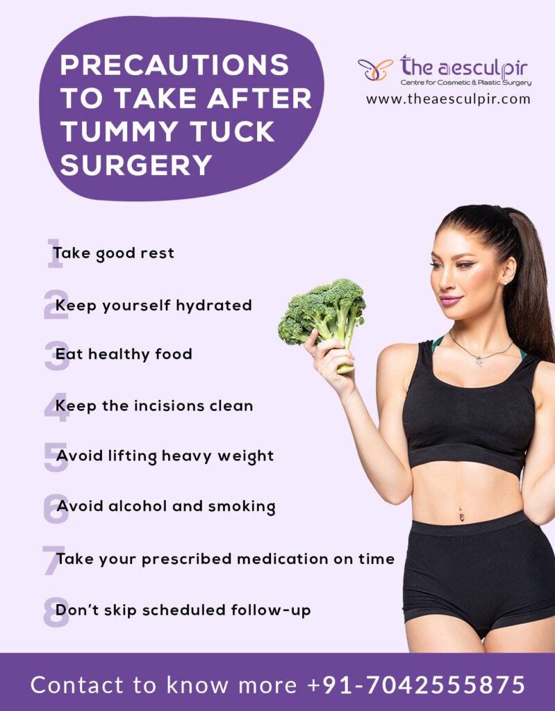 Precautions after Tummy Tuck Surgery